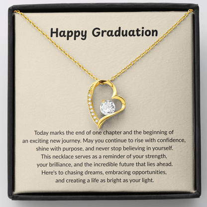 Happy Graduation - Forever Love Necklace - Gift Set  WH510