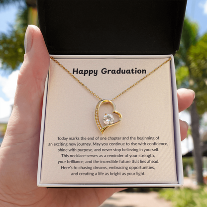 Happy Graduation - Forever Love Necklace - Gift Set  WH510