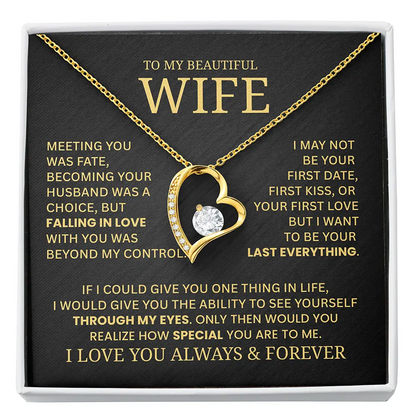 To My Wife - Forever Necklace - WH506